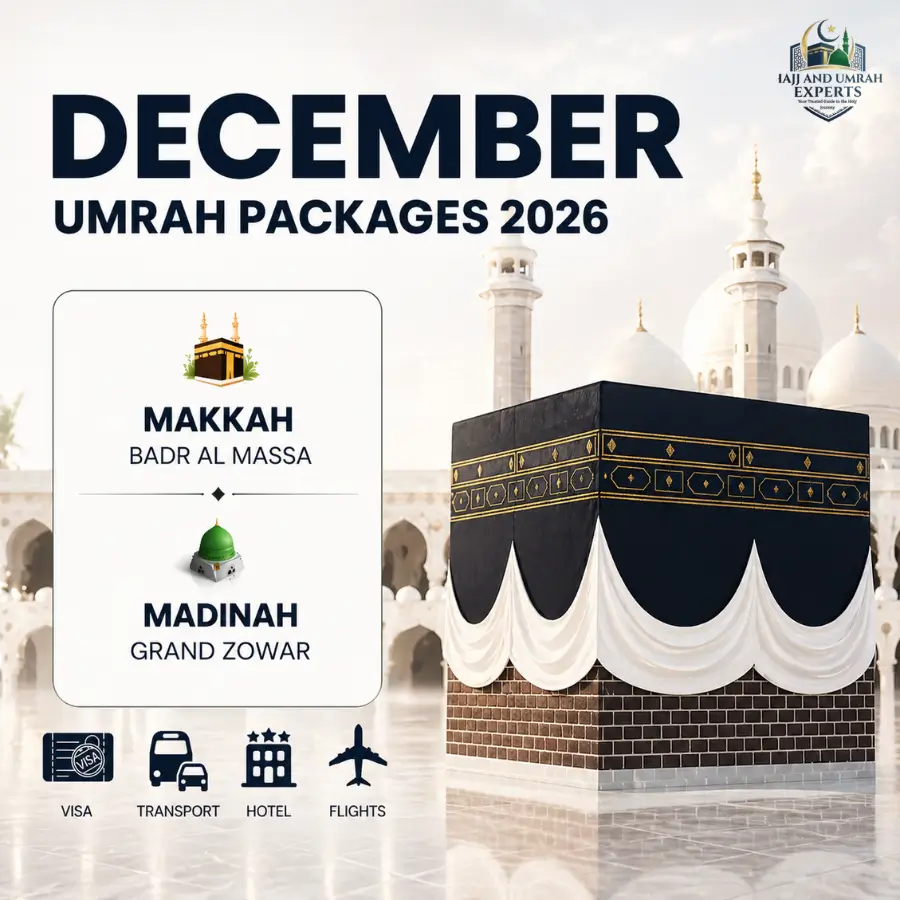 December Umrah packages - hajj and umrah experts