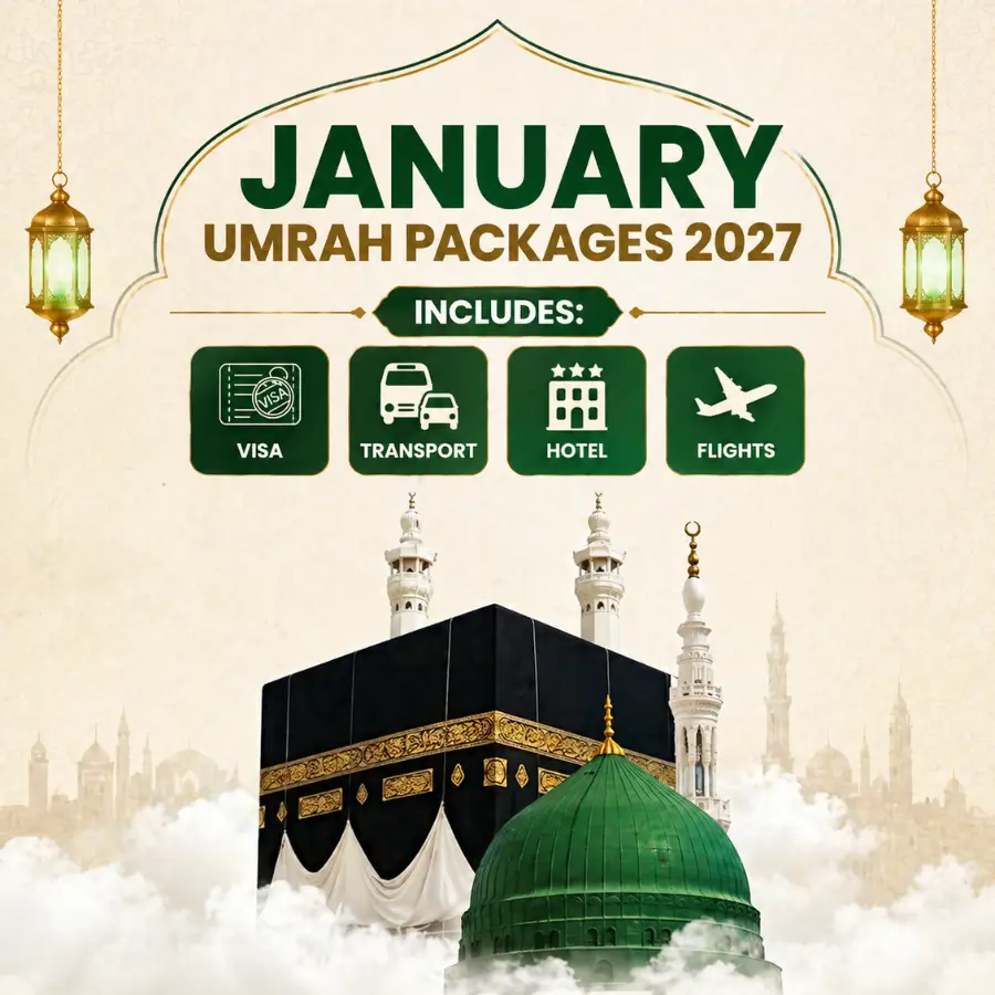 January Umrah Packages - Hajj and Umrah Experts