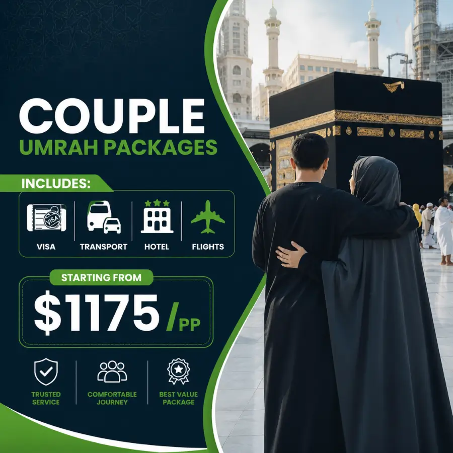 couple umrah packages - Hajj and Umrah Experts