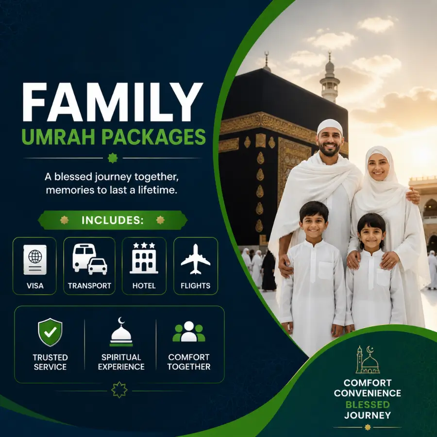 family umrah packages - Hajj and Umrah Experts