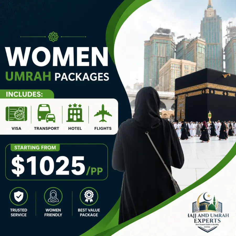 women umrah packages - Hajj and Umrah Experts