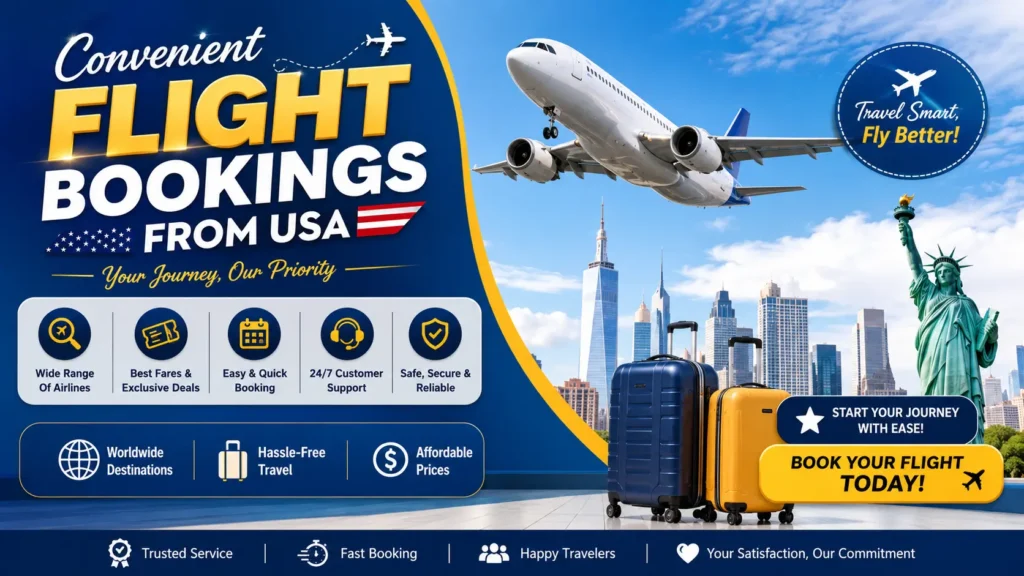 Convenient Flight Bookings From USA - Hajj and Umrah Experts