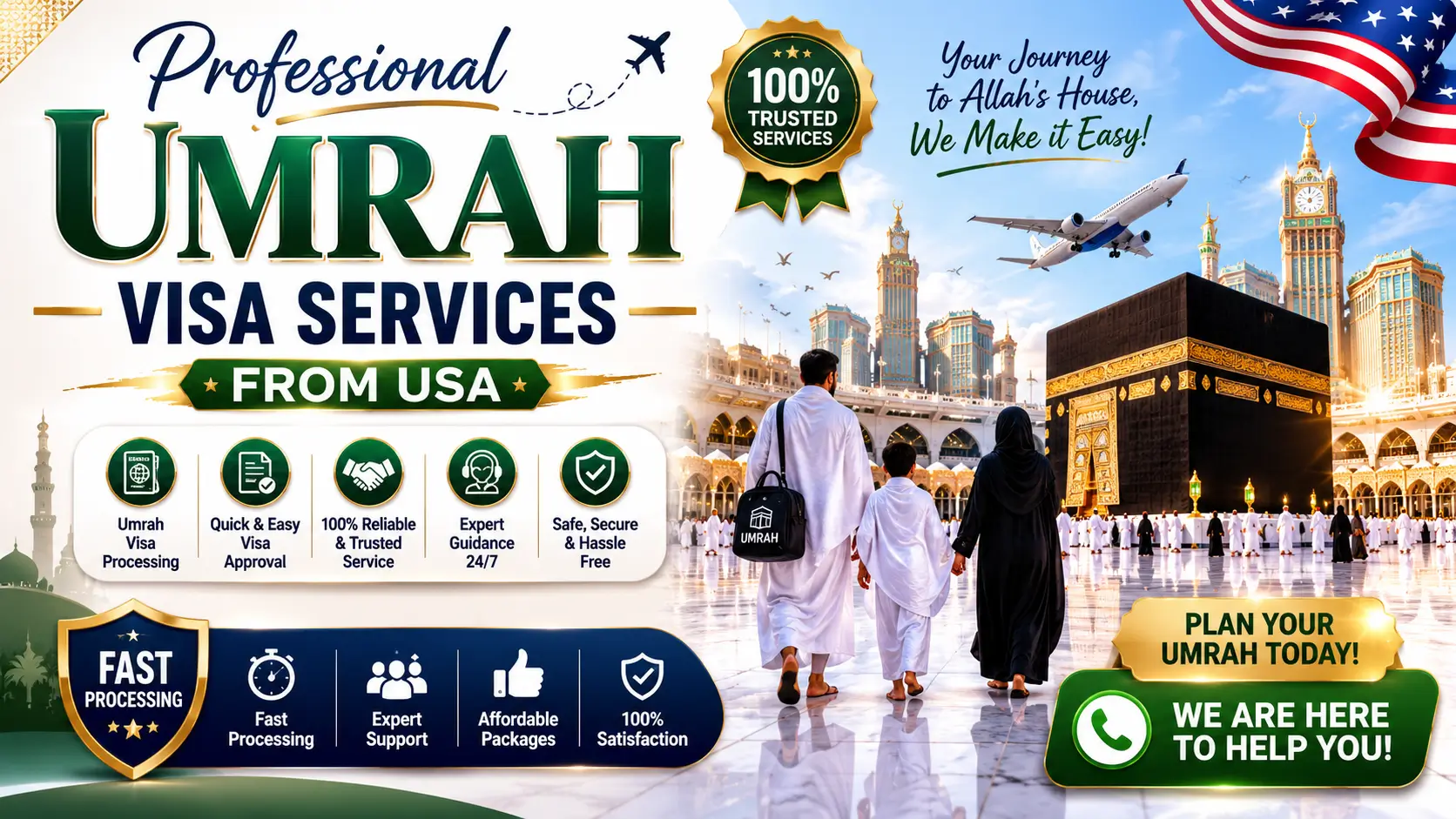 Umrah Visa Services From USA - Hajj and Umrah Experts